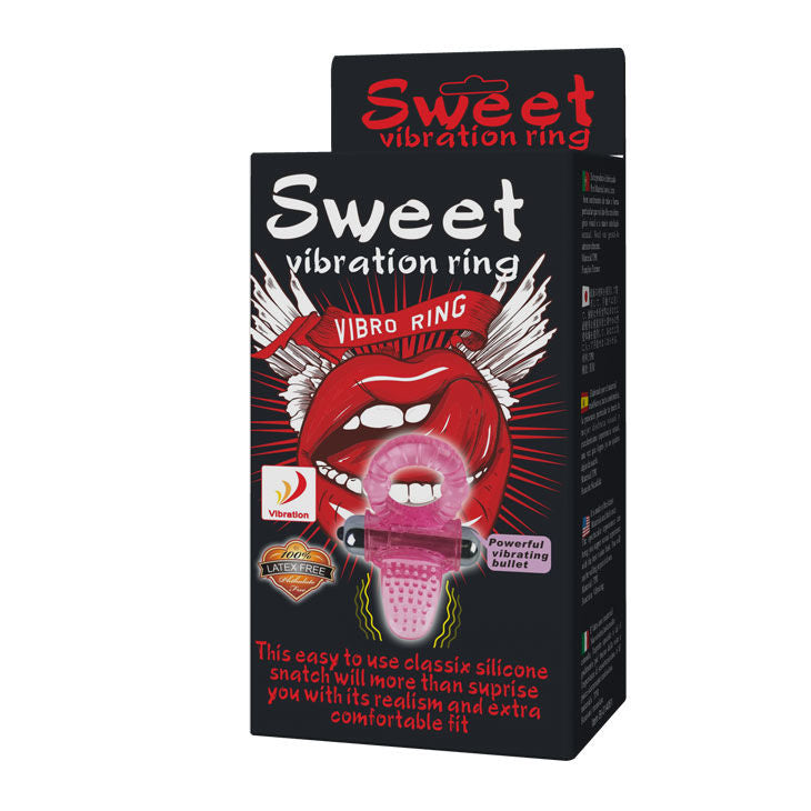 BAILE - SWEET ABS 10 RHYTHMS RING PINK VIBRATOR PENIS RING - Kink&Play
