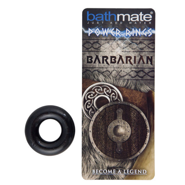 BATHMATE - BARBARIAN BLACK PENIS RING - Kink&Play