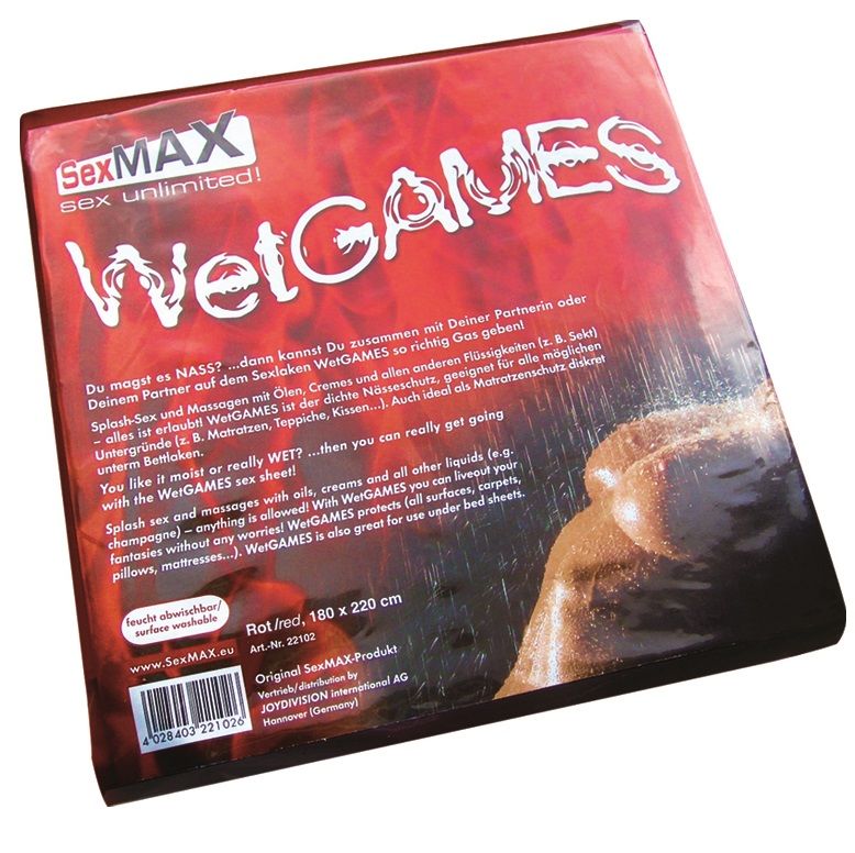 JOYDIVISION SEXMAX - WETGAMES SEX-LAKEN RED - Kink&Play
