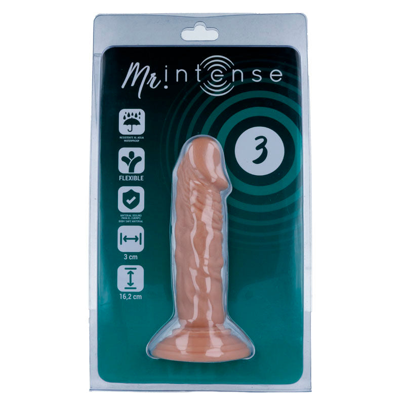 MR INTENSE - 3 REALISTISKA PENISAR 16,2 CM -O- 3 CM
