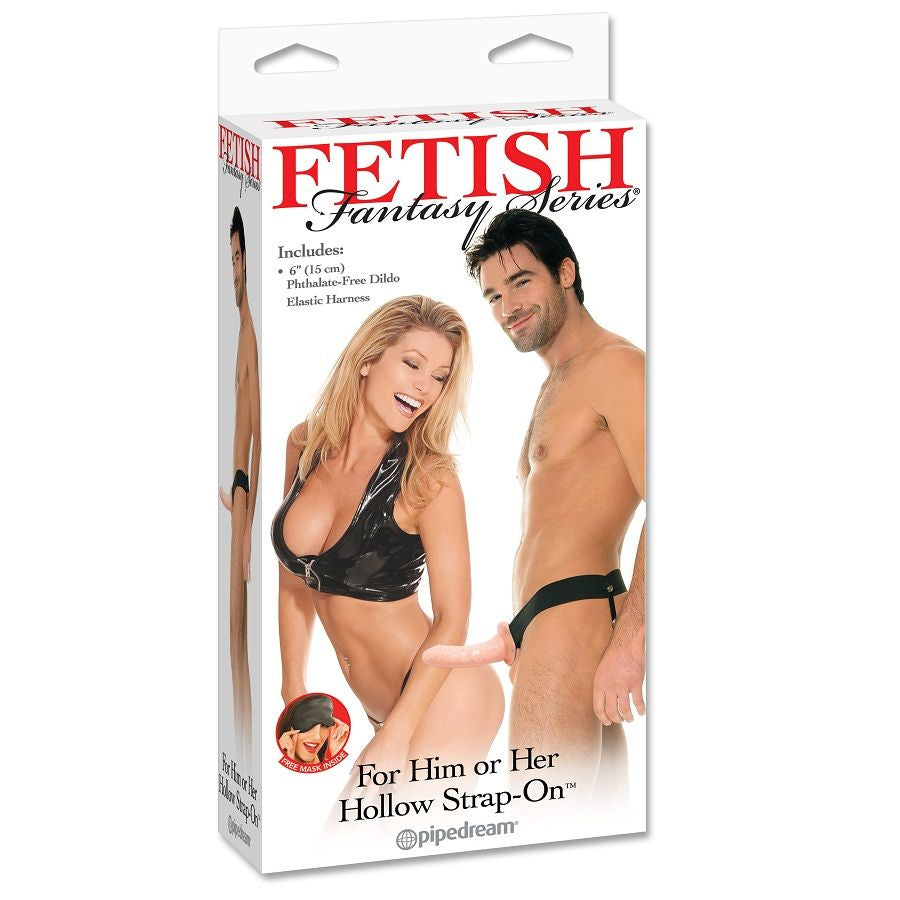 FETISH FANTASY SERIES - FLESH ADJUSTABLE HOLLOW HARNESS 15 CM - Kink&Play