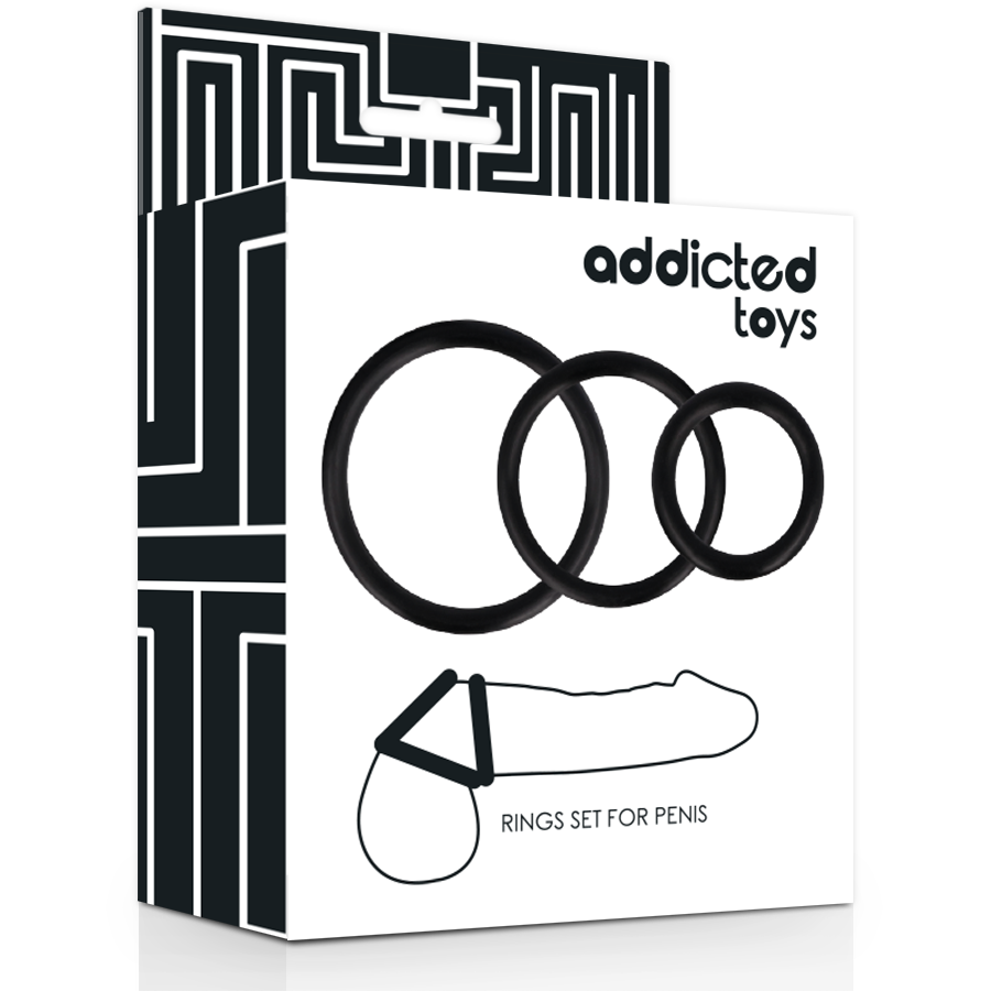 ADDICTED TOYS – KUKRINGSETT SVART