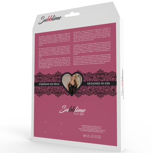 SUBBLIME - TEDDY LÅNGÄRMAD SVART S/M