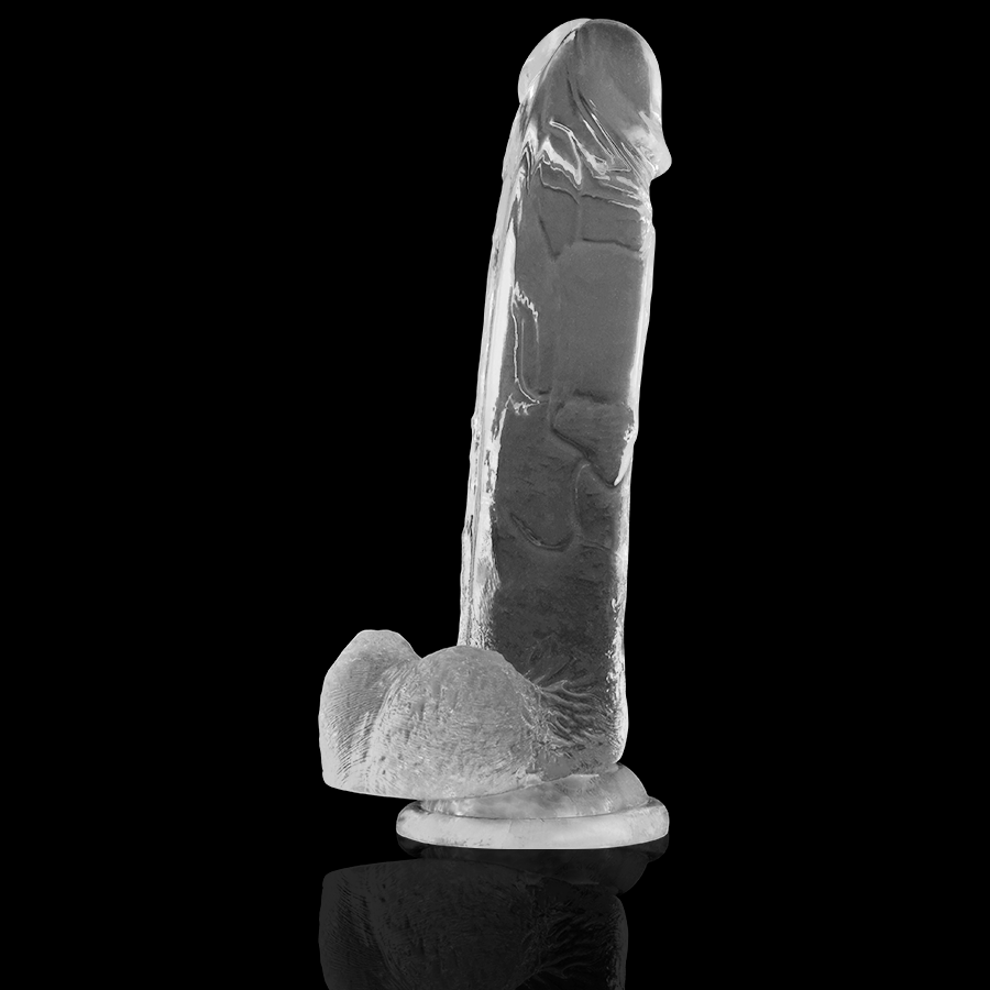 RÖNTGEN - KLAR PENIS MED KULOR 22 CM -O- 4,6 CM