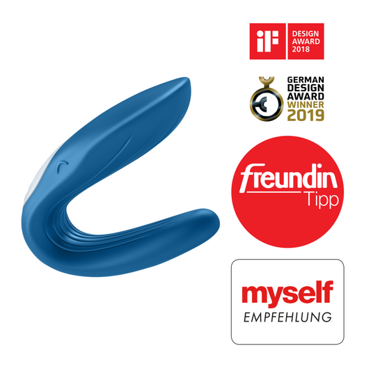 SATISFYER - PARTNER LEKSAKSVALVIBRATOR SOM STIMULERAR BÅDA PARTNERS 2020-UTGÅVA