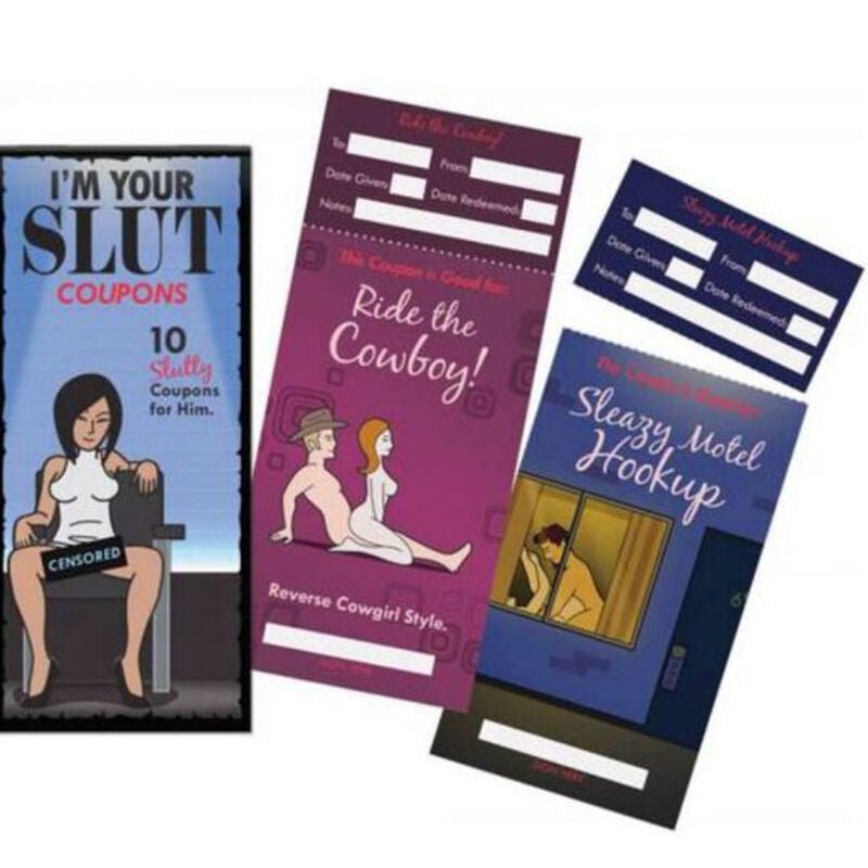 KHEPER GAMES - IM YOUR SLUT COUPONS / EN - Kink&Play