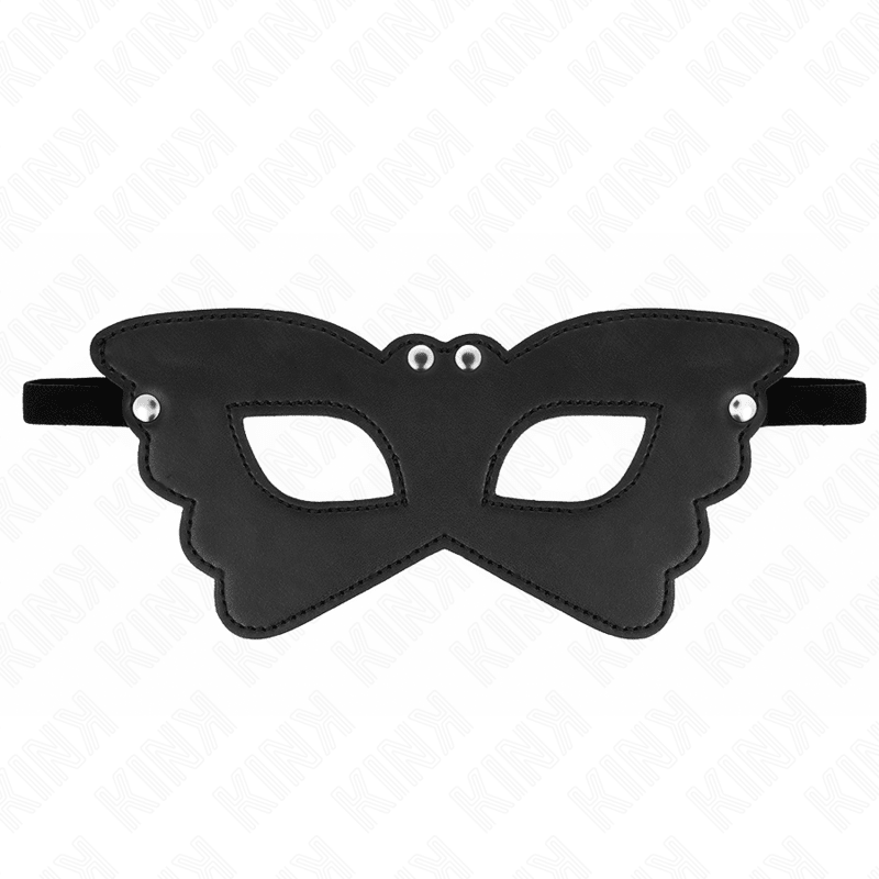 KINK - BUTTERFLY SHAPED LEATHERETTE MASK 20 x 9 CM - Kink&Play