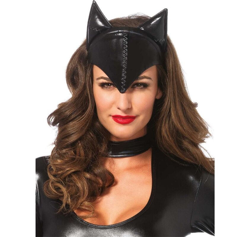 LEG AVENUE - CAT WOMAN MASK BLACK - Kink&Play