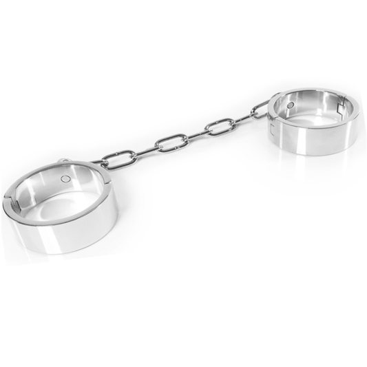 METAL HARD - ANKLE HANDCUFFS WITH ALLEN KEY SUBMISSION BDSM - Kink&Play