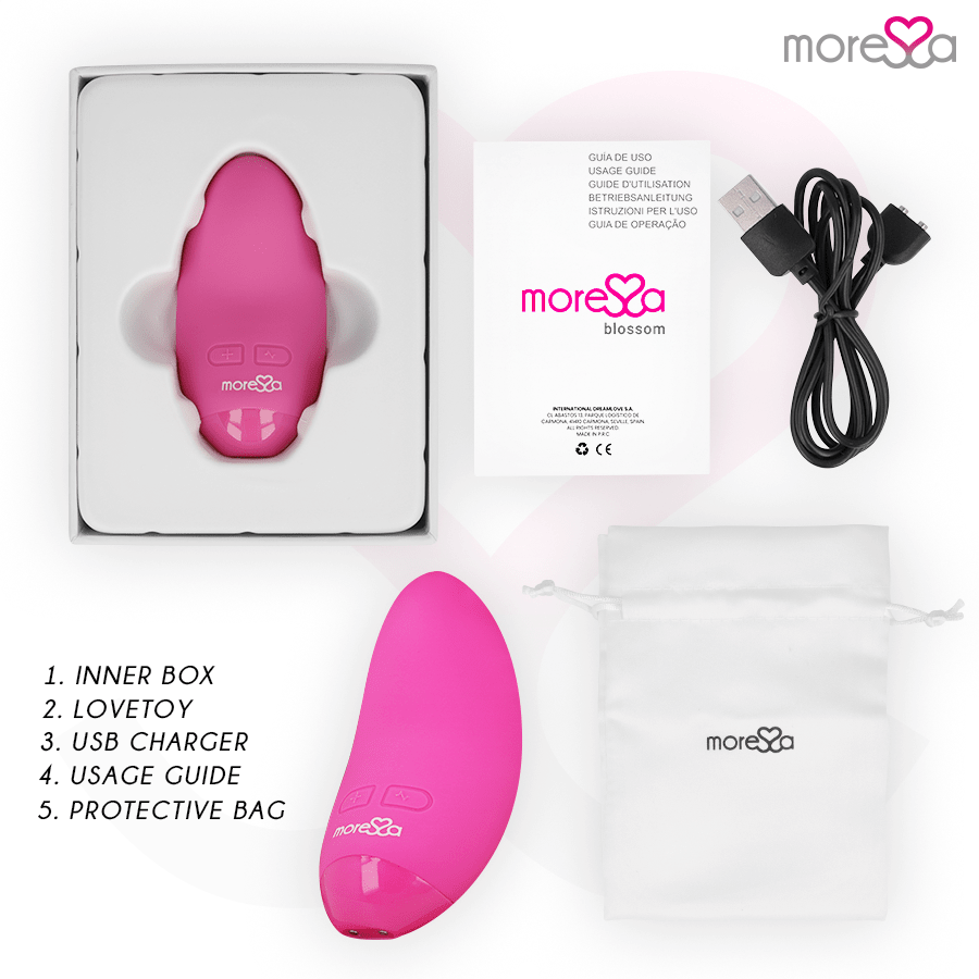 MORESSA - BLOSSOM PINK VIBRATOR - Kink&Play