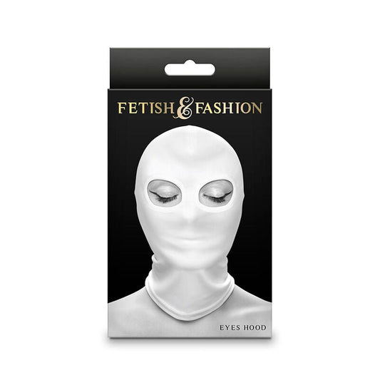 NS NOVELTIES - FETISH & FASHION EYES HOOD NYLON WHITE - Kink&Play