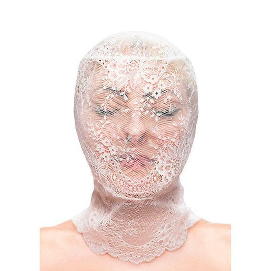 NS NOVELTIES - FETISH & FASHION LACE HOOD WHITE - Kink&Play