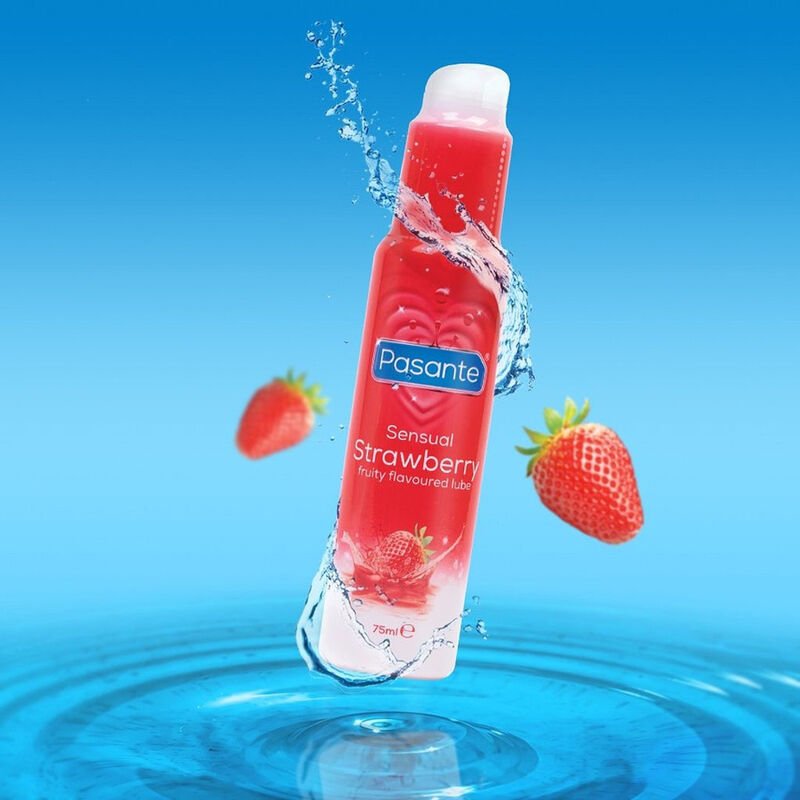PASANTE - LUBRICANTE FLAVOR STRAWBERRY 75 ML - Kink&Play