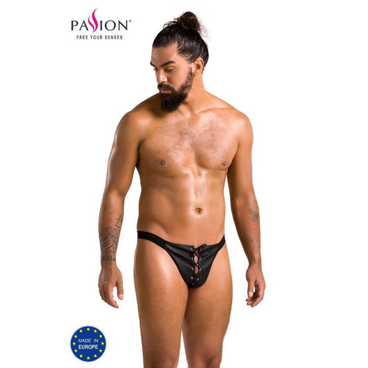 PASSION - 044 SLIP OPEN BEN BLACK L/XL - Kink&Play