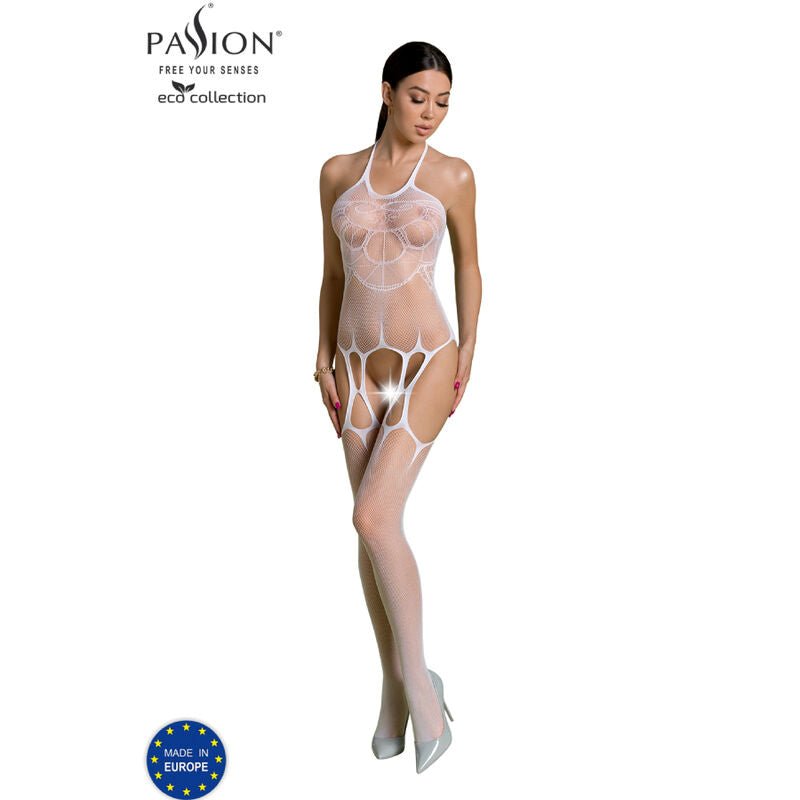 PASSION - ECO COLLECTION BODYSTOCKING ECO BS002 BLACK - Kink&Play