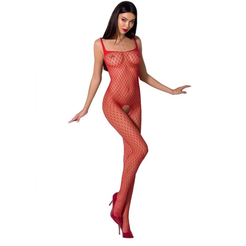 PASSION - WOMAN BS071 BLACK BODYSTOCKING ONE SIZE - Kink&Play