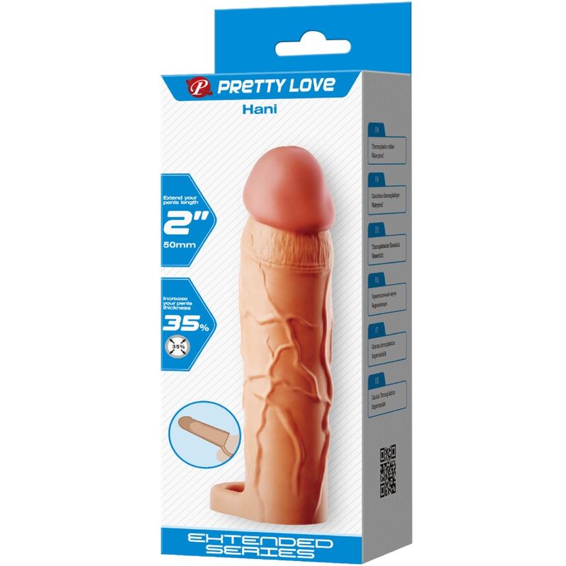 PRETTY LOVE - CHANE PENIS EXTENDER COVER FLESH - Kink&Play