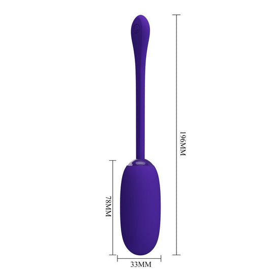 PRETTY LOVE - JULIUS WATERPROOF - RECHARGEABLE VIBRATING EGG PURPLE - Kink&Play