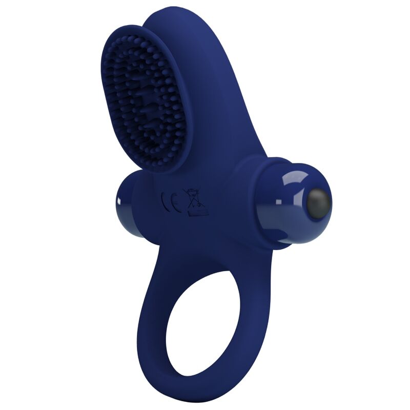 PRETTY LOVE - PALLE RING WITH VIBRATION BLUE - Kink&Play