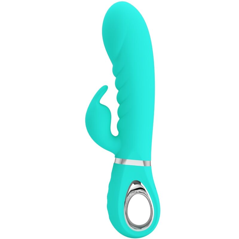 PRETTY LOVE - PRESCOTT MULTIFUNCTION G - SPOT VIBRATOR AQUA GREEN - Kink&Play