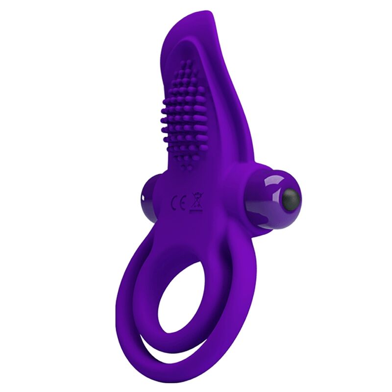 PRETTY LOVE - PURPLE VIBRATING PENIS RING - Kink&Play