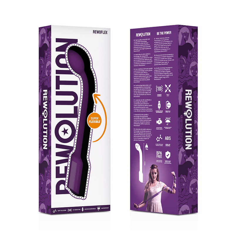 REWOLUTION - REWOFLEX FLEXIBLE G - POINT STIMULATOR VIBRATOR - Kink&Play
