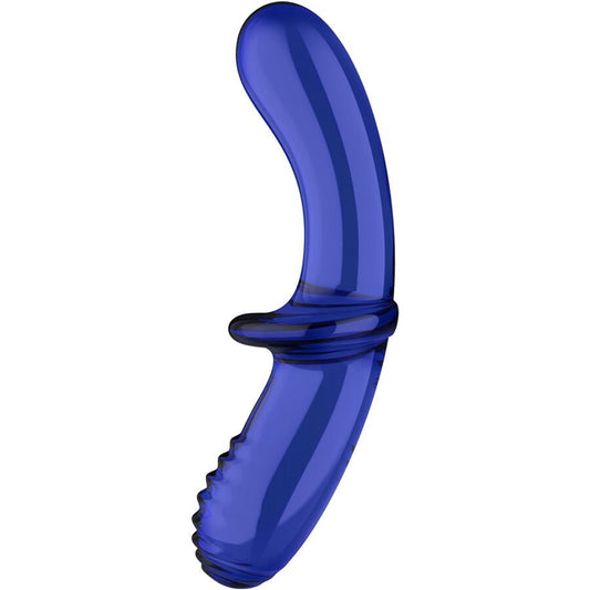 SATISFYER - DOUBLE CRYSTAL DILDO TRANSPARENT - Kink&Play