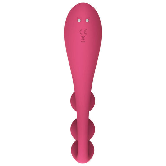 SATISFYER - TRI BALL 1 MULTI VIBRATOR RED - Kink&Play