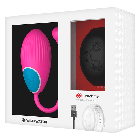 WEARWATCH - WATCHME TECHNOLOGY REMOTE CONTROL EGG FUCHSIA / JET - Kink&Play