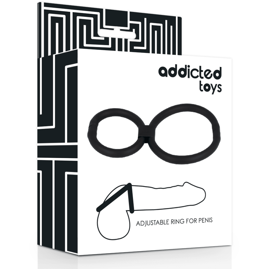 ADDICTED TOYS - ADJUSTABLE RINGS FOR PENIS - Kink&Play