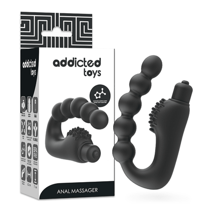 ADDICTED TOYS - ANAL MASSAGER PROSTATIC WITH VIBRATION - Kink&Play