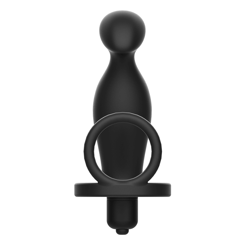 ADDICTED TOYS - ANAL PLUG WITH BLACK SILICONE RING 12 CM - Kink&Play