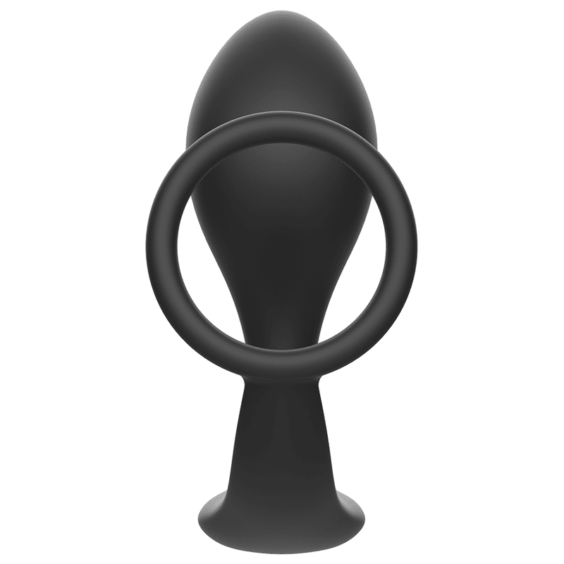 ADDICTED TOYS - ANAL PLUG WITH BLACK SILICONE RING - Kink&Play