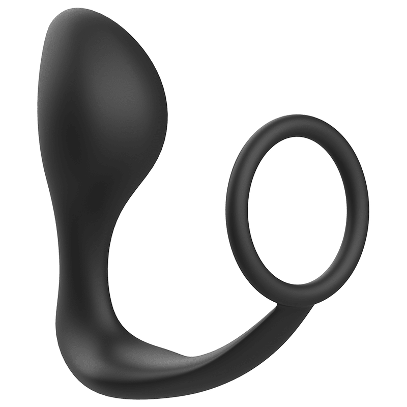 ADDICTED TOYS - ANAL PLUG WITH BLACK SILICONE RING - Kink&Play