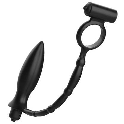 ADDICTED TOYS - ANAL PLUG WITH VIBRATORY RING - Kink&Play