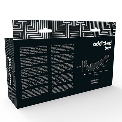 ADDICTED TOYS - DILDO WITH RNA S WITHOUT SUBJECTION BLACK - Kink&Play