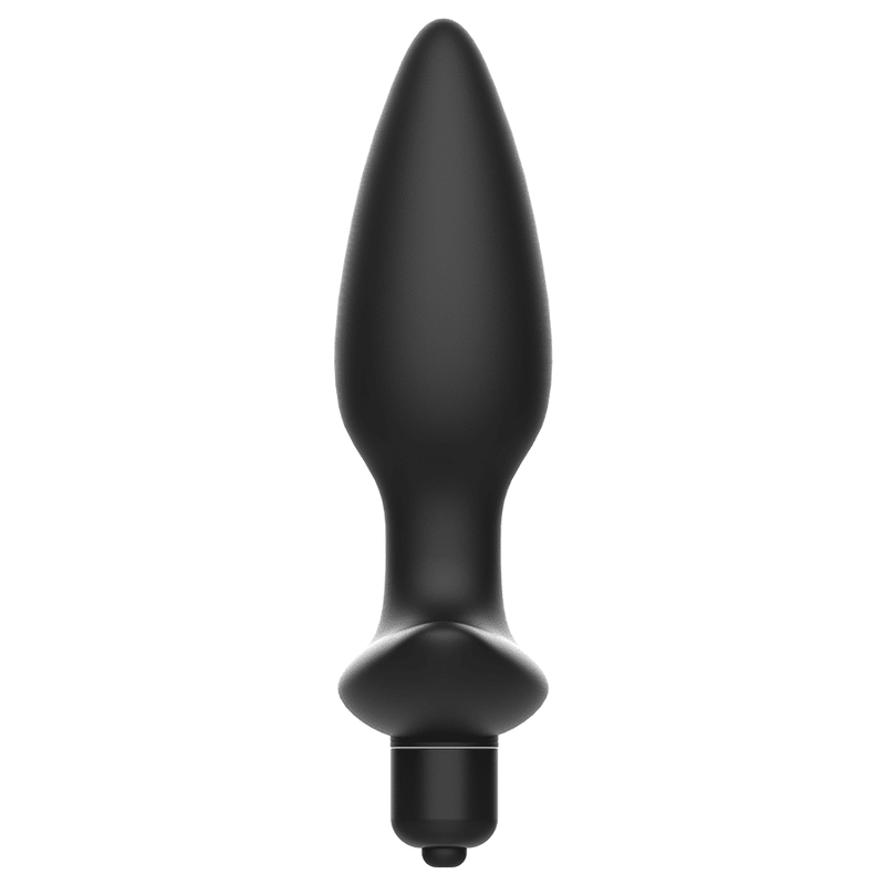 ADDICTED TOYS - MASSAGER PLUG ANAL WITH VIBRATION BLACK - Kink&Play