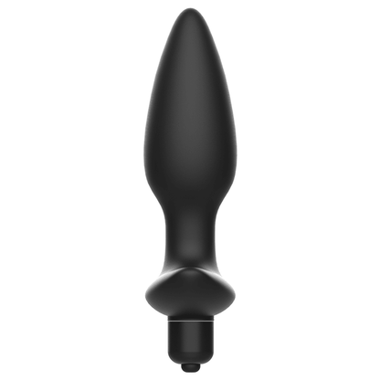 ADDICTED TOYS - MASSAGER PLUG ANAL WITH VIBRATION BLACK - Kink&Play