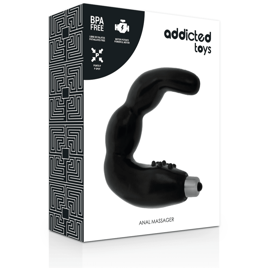 ADDICTED TOYS - PROSTATE ANAL MASSAGER VIBRATION - Kink&Play
