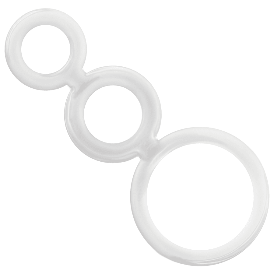 ADDICTED TOYS - RINGS SET FOR PENIS TRANSPARENT - Kink&Play