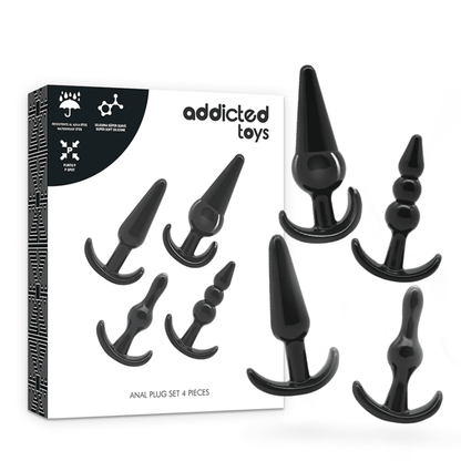 ADDICTED TOYS - SET 4 ANAL PLUGS - Kink&Play