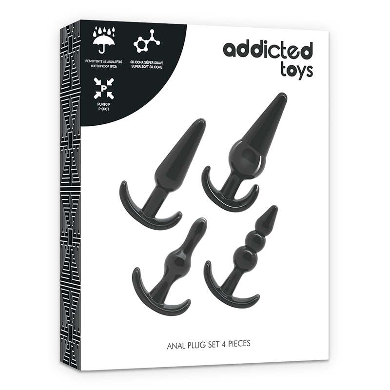 ADDICTED TOYS - SET 4 ANAL PLUGS - Kink&Play