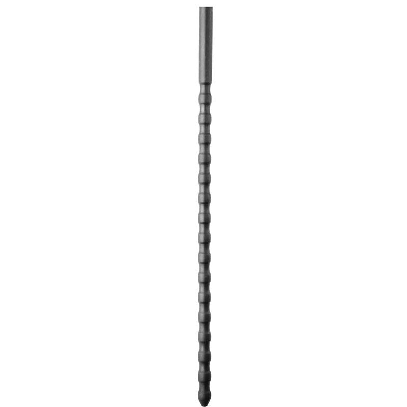 ALL BLACK - 6/8 MM SILICONE URETHRAL PROBE - Kink&Play