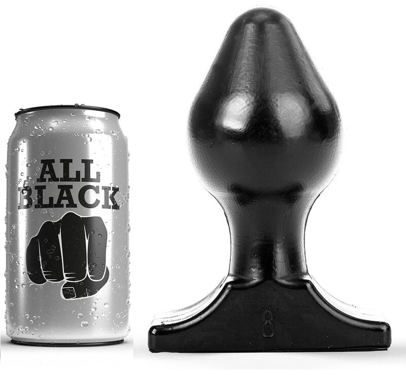 ALL BLACK - ANAL PLUG 16X8 CM - Kink&Play