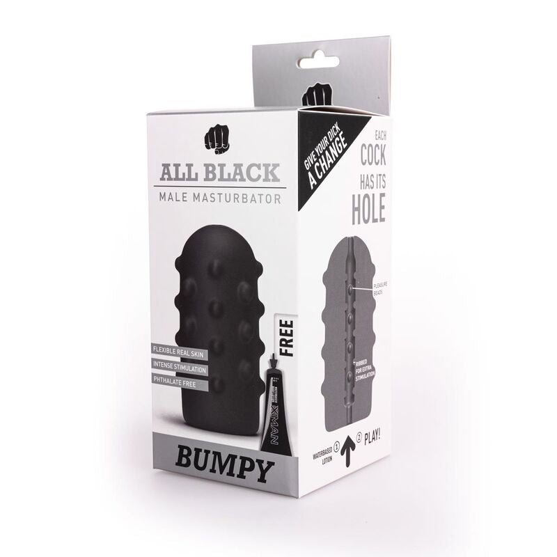 ALL BLACK - MASTURBATOR BUMPY - Kink&Play