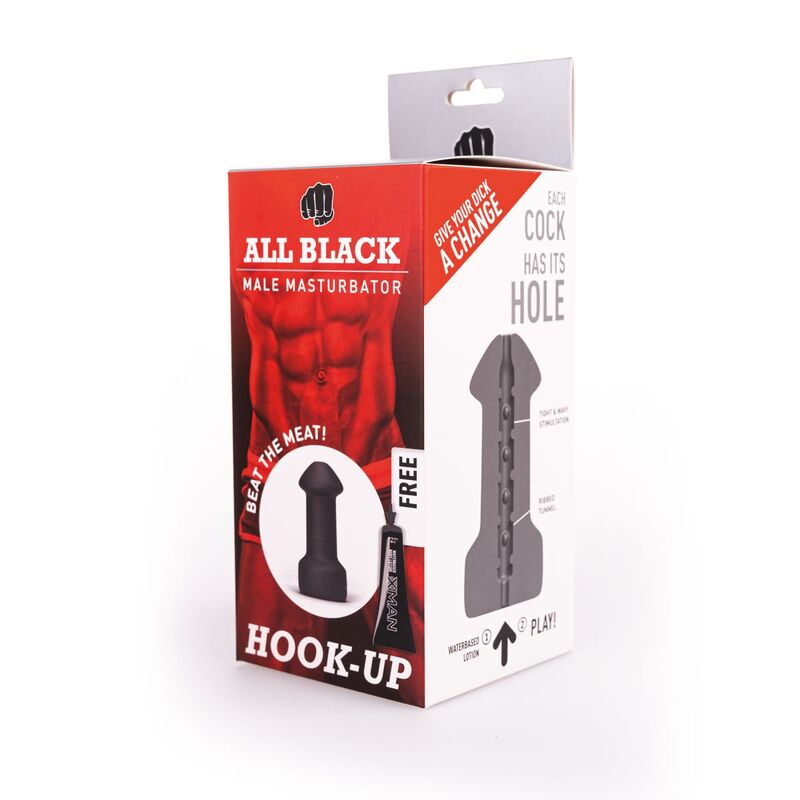 ALL BLACK - MASTURBATOR HOOK - UP - Kink&Play