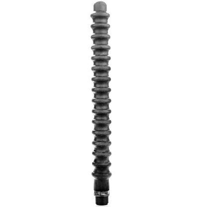 ALL BLACK - MEGA RIPPLE SHOWER ANAL SILICONE 28.5 CM - Kink&Play