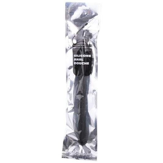 ALL BLACK - SHOWER ANAL SILICONE SISTEMA STOPPER 27 CM - Kink&Play