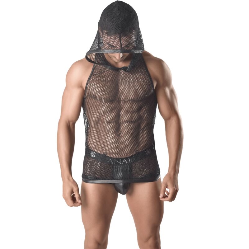 ANAIS MEN - ARES HOODED T - SHIRT XXL - Kink&Play