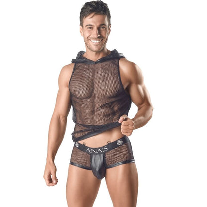 ANAIS MEN - ARES HOODED T - SHIRT XXL - Kink&Play